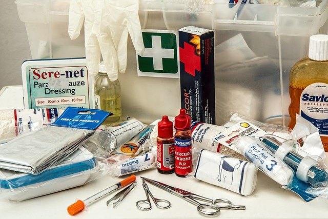 急救箱內的醫療用品英文小Tips